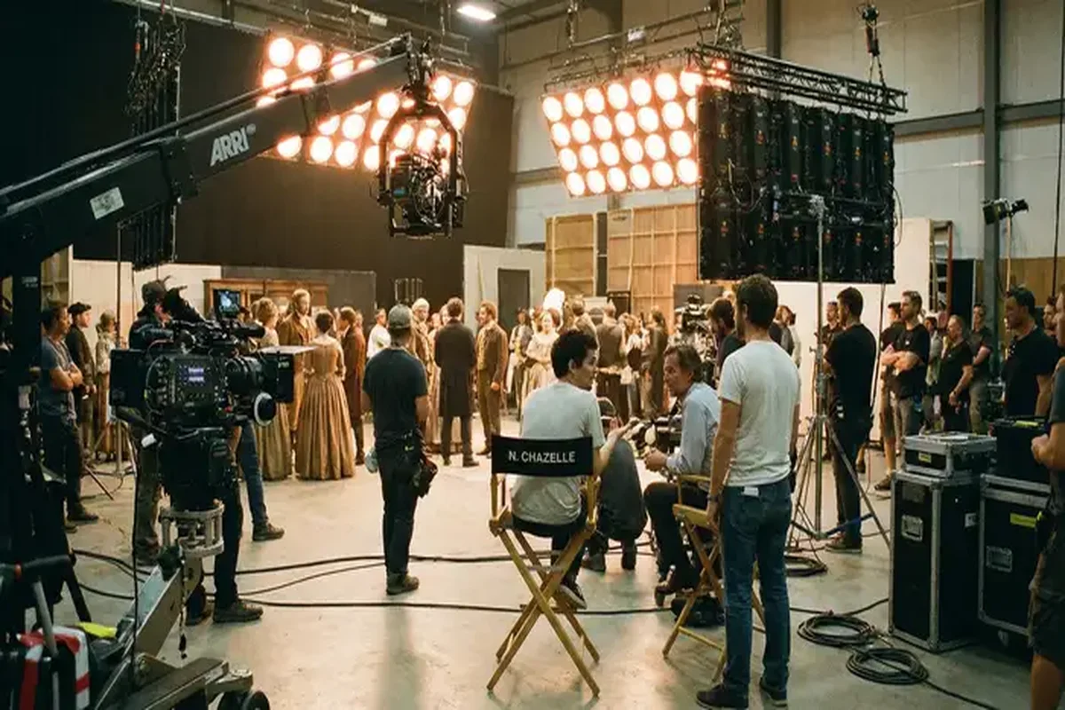 麻豆视频专业影视拍摄现场实景